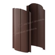 Штакетник металлический МЕТАЛЛ ПРОФИЛЬ ELLIPSE-O 19х126 (VikingMP Д-01-80178017-0.45)