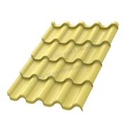 Металлочерепица МЕТАЛЛ ПРОФИЛЬ Монтерроса-S (ПЭ-01-1018-0.45)