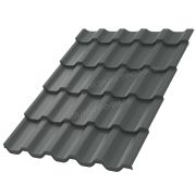 Металлочерепица МЕТАЛЛ ПРОФИЛЬ Трамонтана-ML NormanMP (ПЭ-01-7005-0.5)