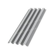 Профлист МЕТАЛЛ ПРОФИЛЬ Н-75x750-B (ПЭ-01-9006-0,7)
