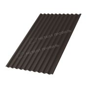 Профлист МЕТАЛЛ ПРОФИЛЬ С-21х1000-A (VALORI-20-DarkBrown-0,5)
