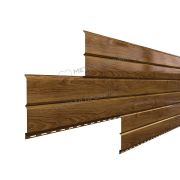 Софит МЕТАЛЛ ПРОФИЛЬ Lбрус-15х240 (ECOSTEEL-01-МореныйДуб-0.5)