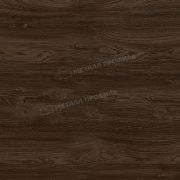 Софит МЕТАЛЛ ПРОФИЛЬ перфор. Lбрус-XL-14х335 (ECOSTEEL_MA-01-МореныйДуб-0.5)