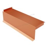 Планка сегментная торцевая левая 400 мм (AGNETA-20-CopperCopper-0.5)