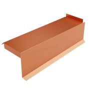 Планка сегментная торцевая правая 400 мм (AGNETA-20-CopperCopper-0.5)
