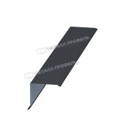 Планка торцевая 135х145х2000 (VALORI-20-DarkGrey-0.5)