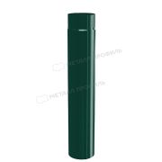 Труба водосточная МЕТАЛЛ ПРОФИЛЬ Foramina PUR D100х3000 Ral 6005