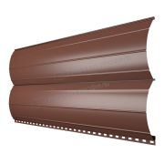 Сайдинг МЕТАЛЛ ПРОФИЛЬ Woodstock-Н-28х330 (ПЭ-01-8017-0.45)