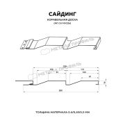 Сайдинг МЕТАЛЛ ПРОФИЛЬ СК-14х226 (ECOSTEEL-01-Белый Камень ПР-0.5)