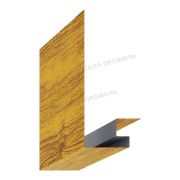 Планка откоса сложная 3D 245х75х2000 (ECOSTEEL_T-01-ЗолотойДуб-0.5)