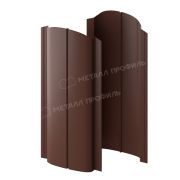 Штакетник металлический МЕТАЛЛ ПРОФИЛЬ ELLIPSE-O 19х126 (ПЭД-01-80178017-0.45)