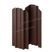 Штакетник металлический МЕТАЛЛ ПРОФИЛЬ TRAPEZE-O 16,5х118 (ПЭД-01-80178017-0.45)