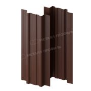 Штакетник металлический МЕТАЛЛ ПРОФИЛЬ TRAPEZE-T 16,5х118 (ПЭД-01-80178017-0.45)