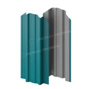 Штакетник металлический МЕТАЛЛ ПРОФИЛЬ TRAPEZE-O 16,5х118 NormanMP (ПЭ-01-5021-0.5)