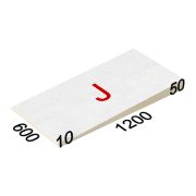 LOGICPIR SLOPE-3,4% (J) СХМ/СХМ 1200х600х10-50 (упак, 18 плит, 12,96 кв.м)
