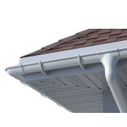 ТН МАКСИ 152/100 мм, водосточный желоб пластиковый (3 м)