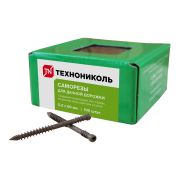 Саморез для дачной дорожки потайной 5,0×60 окрашенный Torx15, упаковка (в упаковке 100 шт)