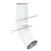 Колено сливное МЕТАЛЛ ПРОФИЛЬ ПРОЕКТ D150 Ral 9003