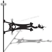 Указатель ветра большой 202 «Кот и мышь»